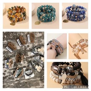 Lot of beaded bracelets bundles -BRAND NEW